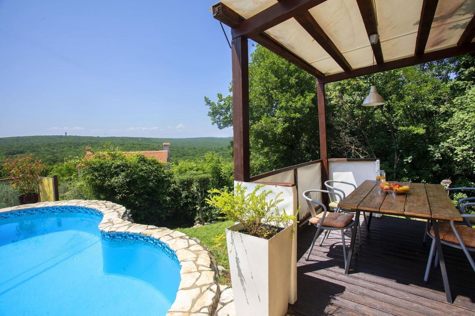Holiday Home Deborah With Private Pool Labin  Εξωτερικό φωτογραφία
